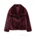 Chic Elegant Faux Fur Coat