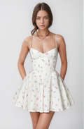 Daisy Charm Floral Mini Dress