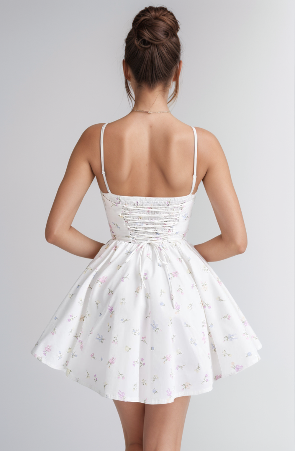 Daisy Charm Floral Mini Dress