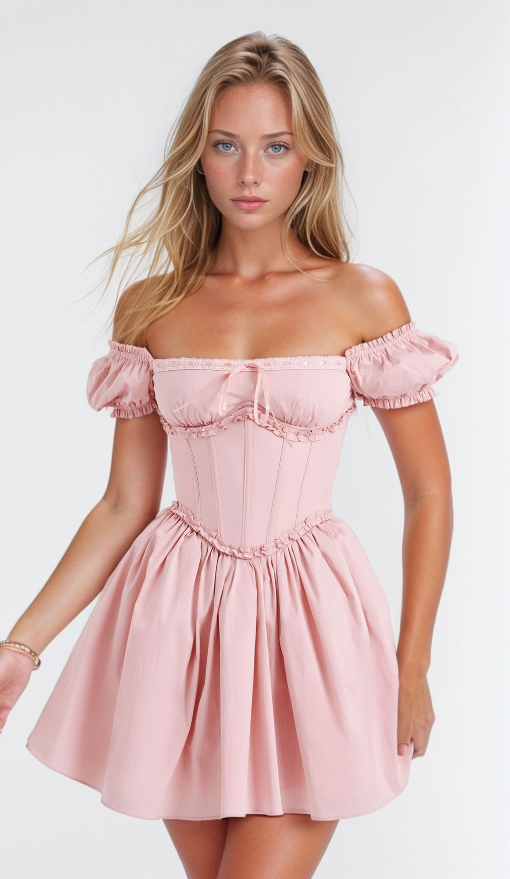 Blush Royal Corset Dress