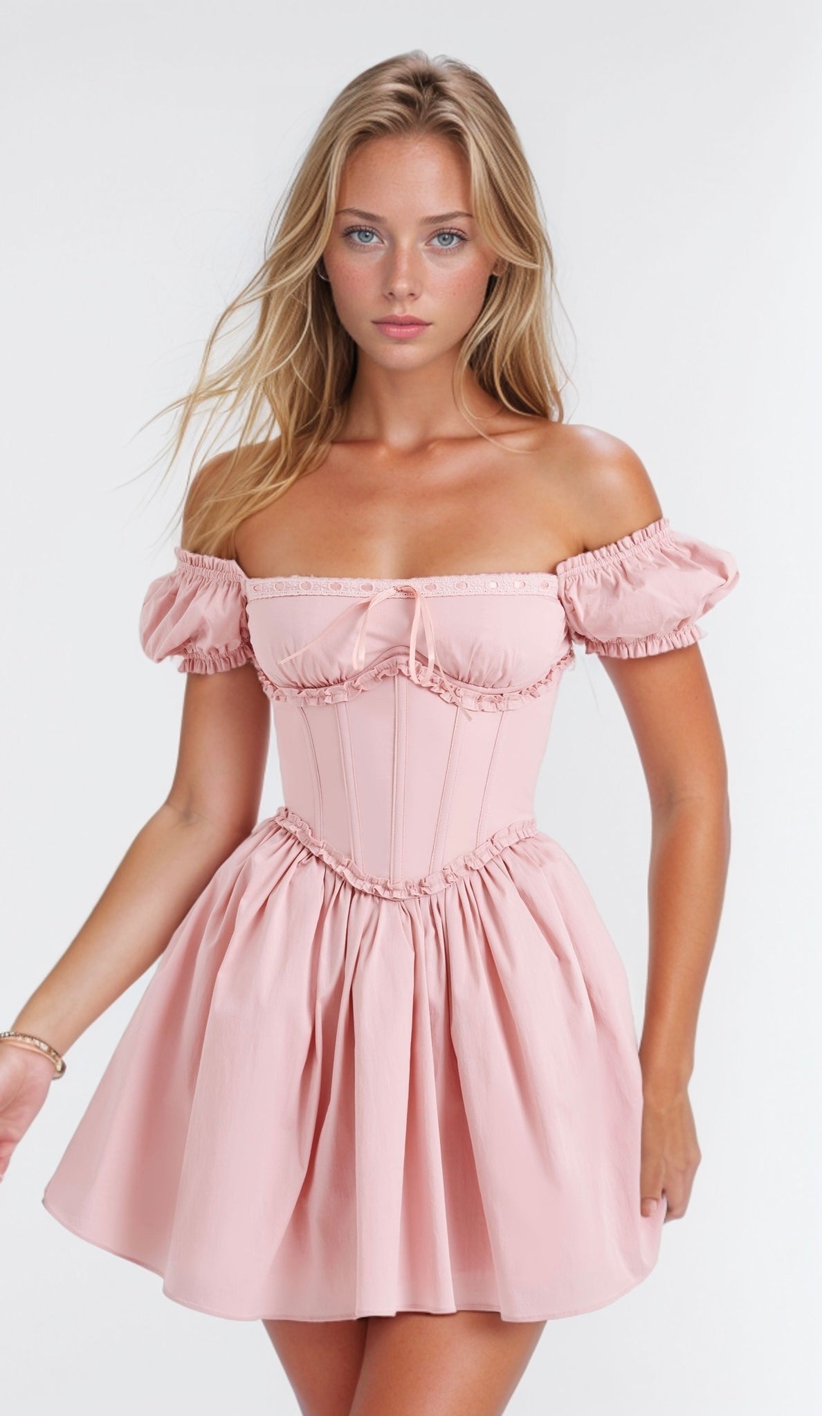 Blush Royal Corset Dress