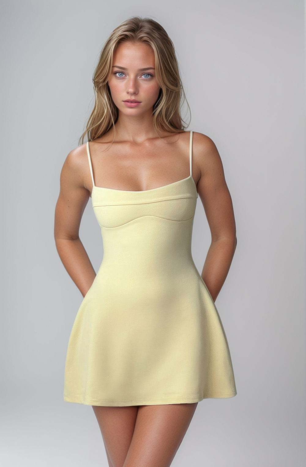Elegant Wrap A-Line Mini Dress