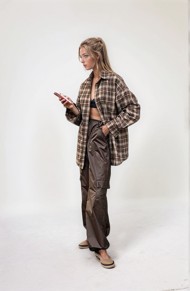 Oversized Flannel Street Drip